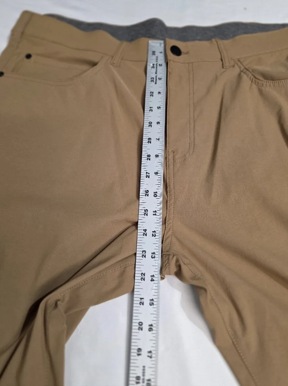 Member's Mark Mason Mens Brown Tile  Straight Fit 5 Pocket Pant Size 40 X 30